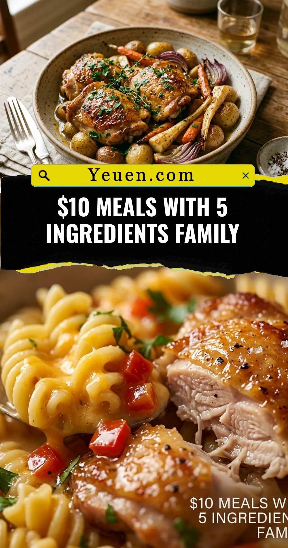 $10 Meals With 5 Ingredients Family