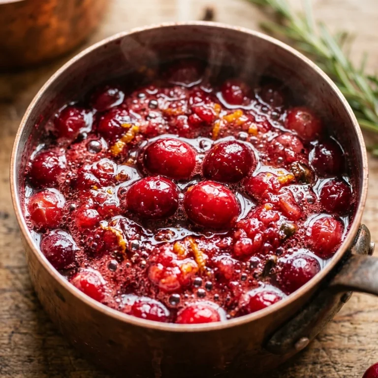 10 Min Christmas Cranberry Sauce Last Minute
