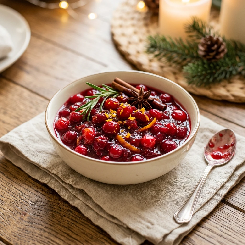 10 Min Christmas Cranberry Sauce Last Minute