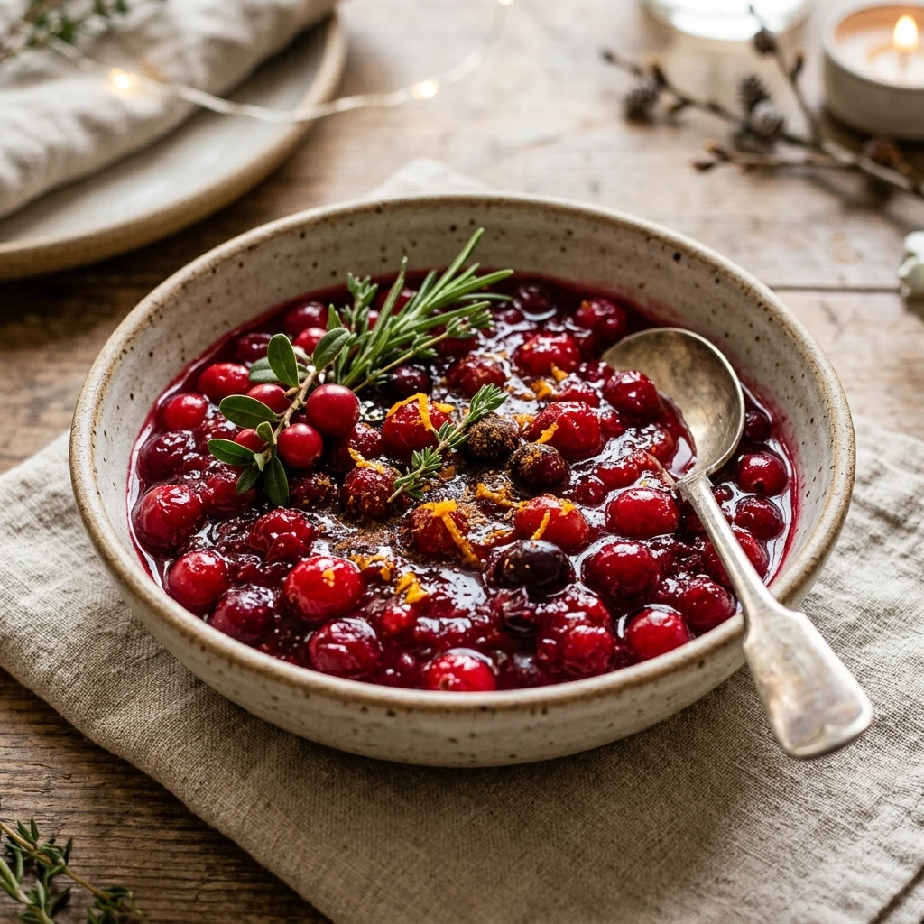 10 Min Christmas Cranberry Sauce Last Minute