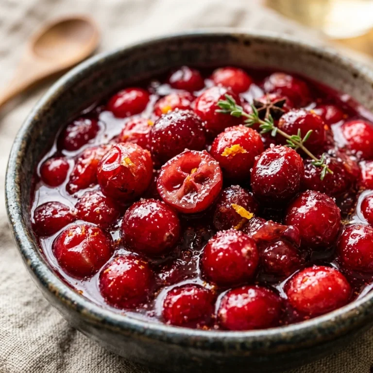 10-Min Cranberry Sauce No Boil Method