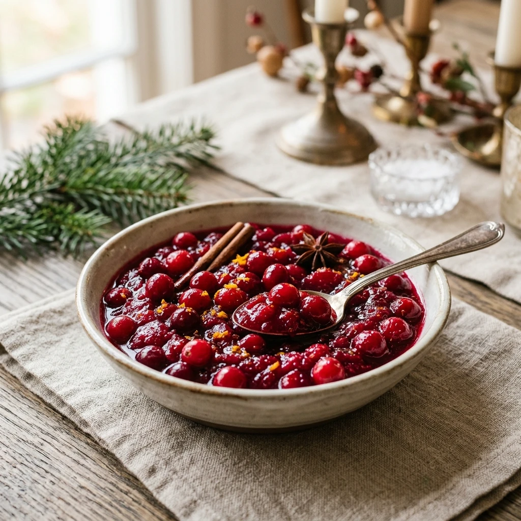 10-Min Cranberry Sauce No Boil Method