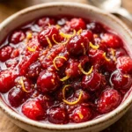 10-Min Cranberry Sauce With Lemon Zest