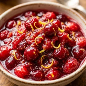 10-Min Cranberry Sauce With Lemon Zest
