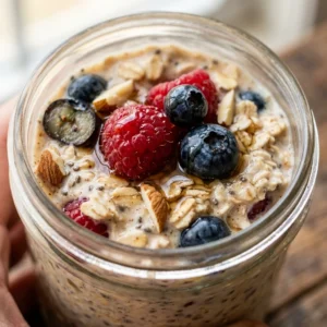 10-Min Overnight Oats Meal Prep