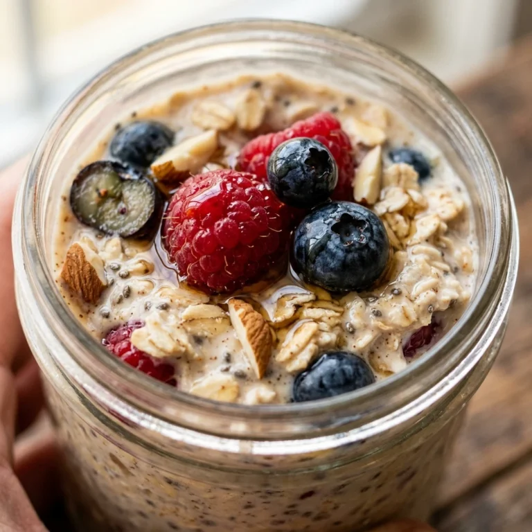 10-Min Overnight Oats Meal Prep