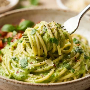 10 Minute Creamy Avocado Pasta