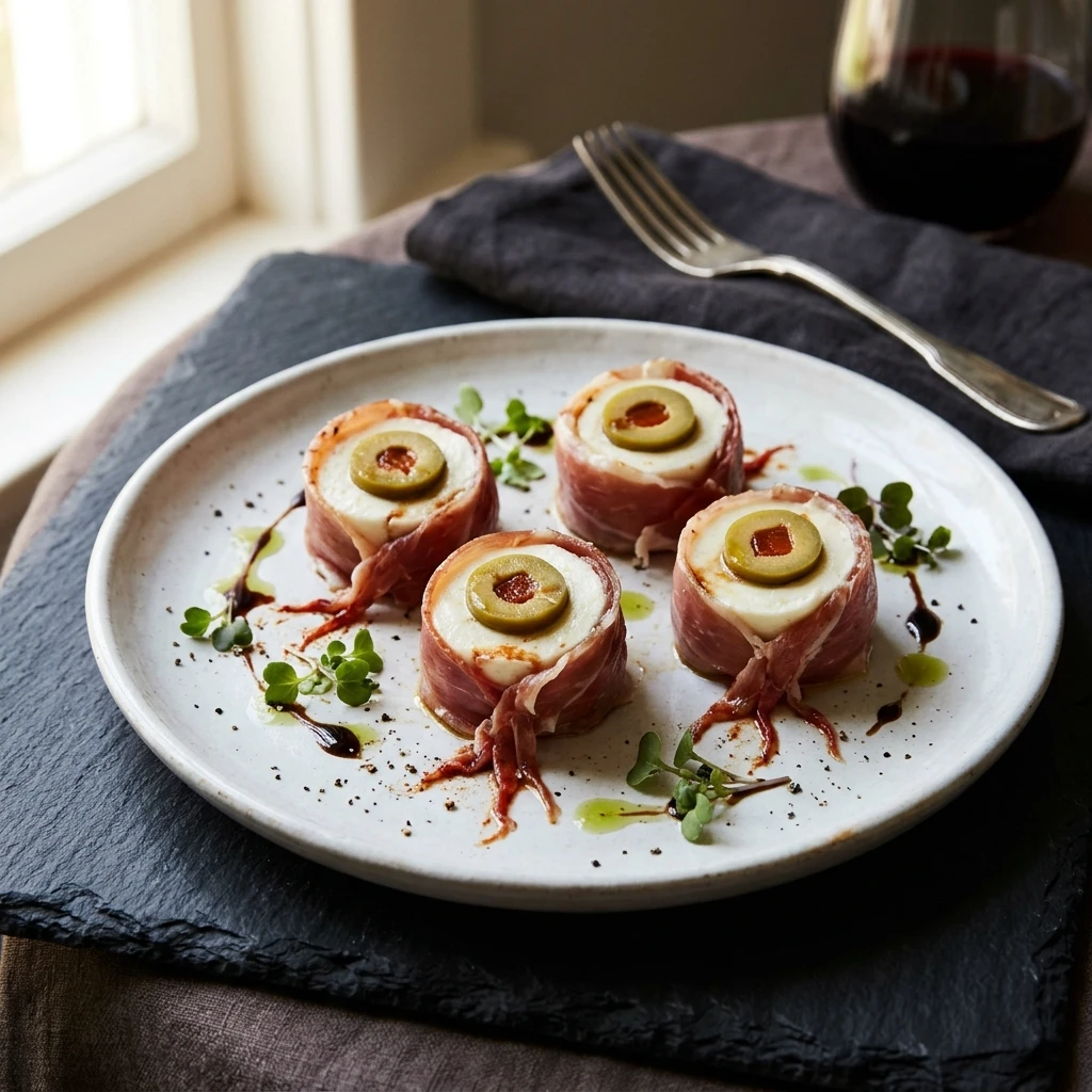 15 Minute Eyeball Appetizer Easy Spooky Dinner Halloween