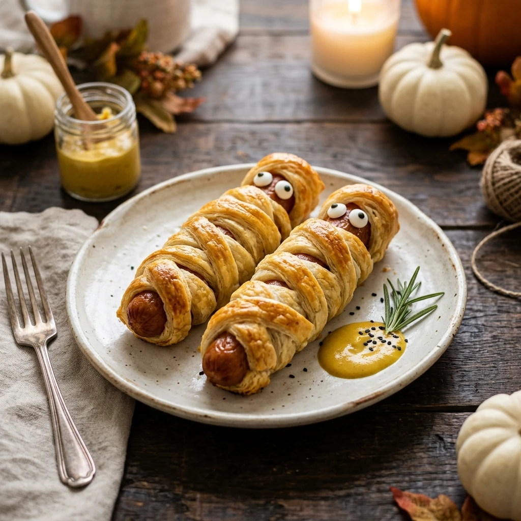 15 Minute Mummy Dogs Easy Spooky Dinner Halloween