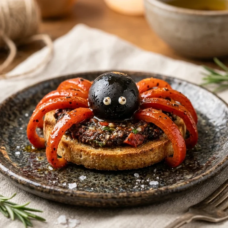 15 Minute Spider Appetizer Easy Spooky Dinner Halloween