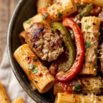 20 Minute Sausage and Peppers Pasta