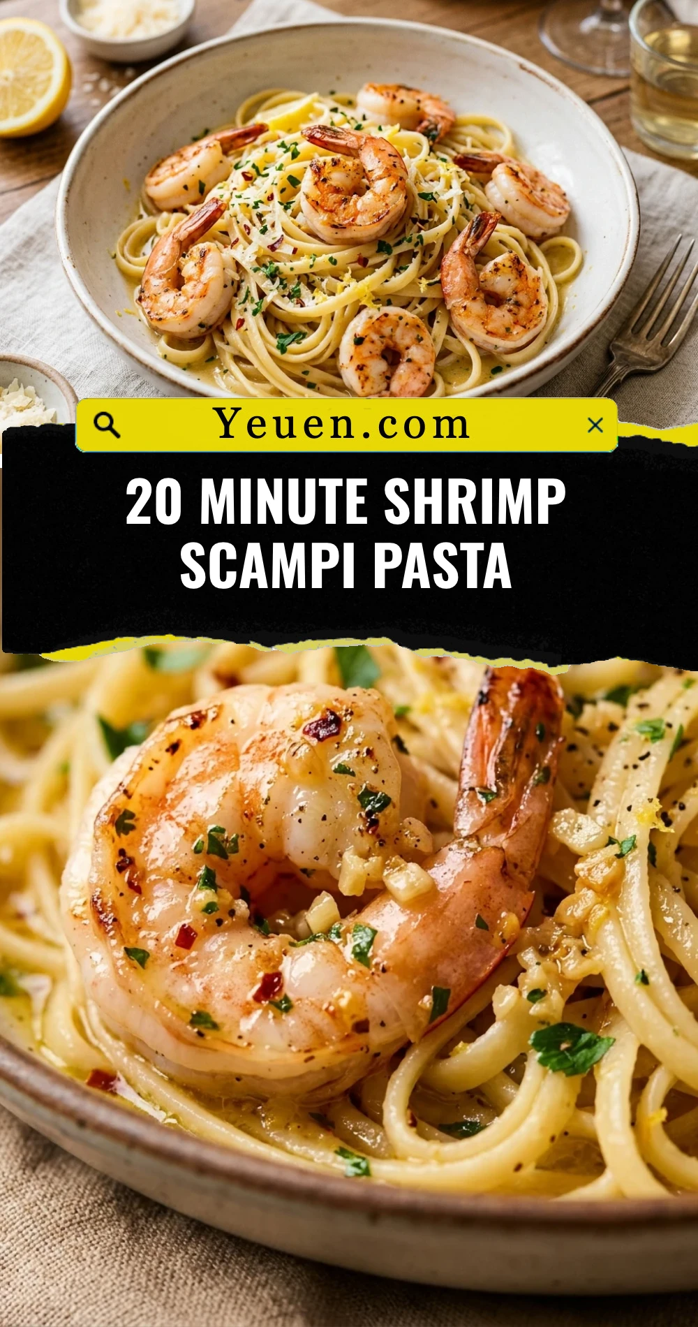 20 Minute Shrimp Scampi Pasta