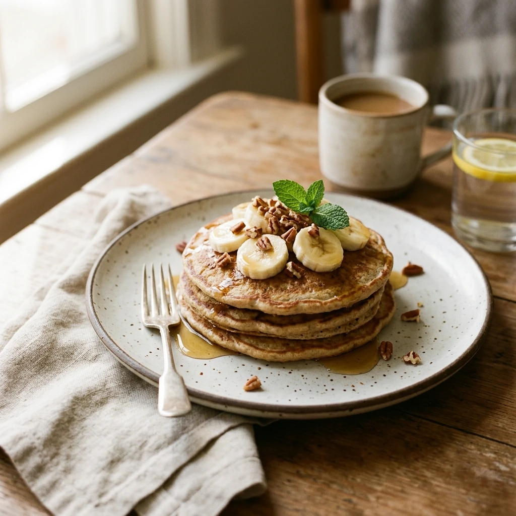 3-Ingredient Banana Pancakes Healthy