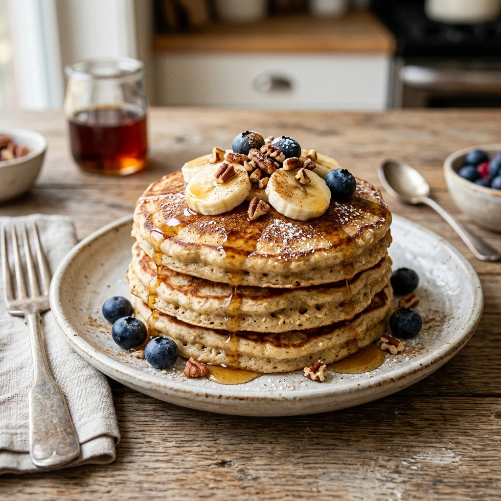 3 Ingredient Banana Pancakes No Flour Fluffy Healthy