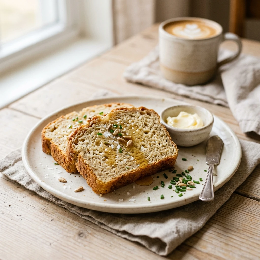 3 Ingredient Cottage Cheese Bread 20g+ High Protein Easy Breakfast