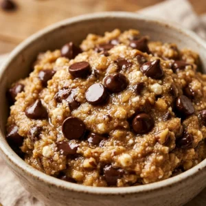 3-Ingredient Cottage Cheese Cookie Dough - High Protein