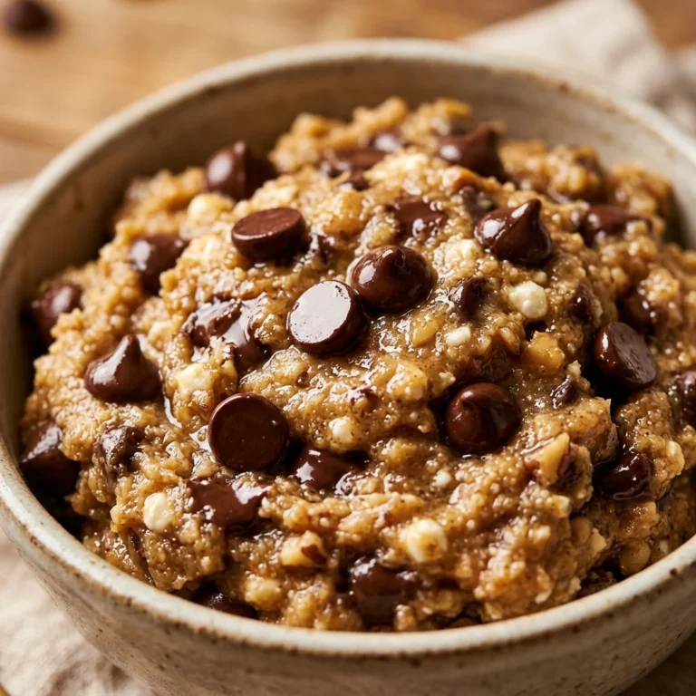 3-Ingredient Cottage Cheese Cookie Dough - High Protein