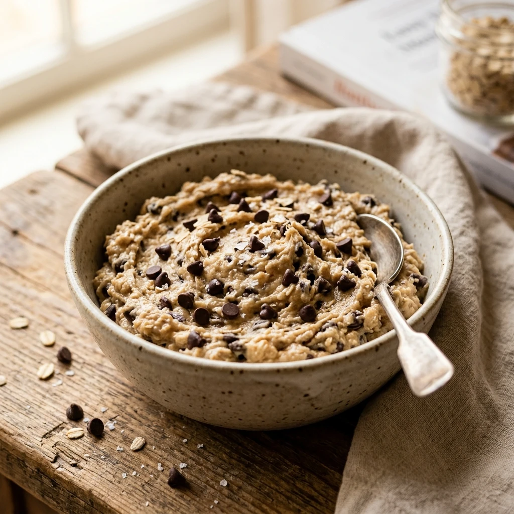 3 Ingredient Cottage Cheese Cookie Dough No Flour