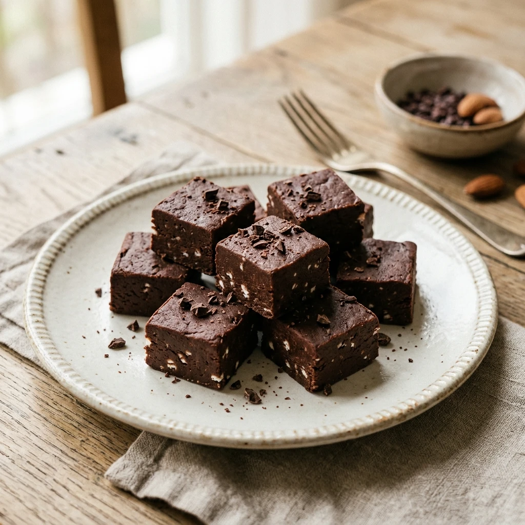 3 Ingredient Cottage Cheese Fudge High Protein Low Carb