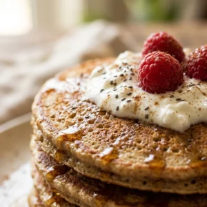 3 Ingredient Cottage Cheese Pancakes 20g+ High Protein Easy Breakfast