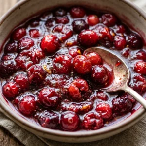 3-Ingredient Cranberry Sauce Slow Cooker