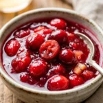 3-Ingredient Cranberry Sauce With Apple Cider