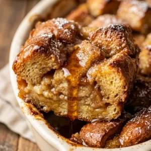 3 Ingredient Dump And Bake French Toast With Maple Syrup Easy
