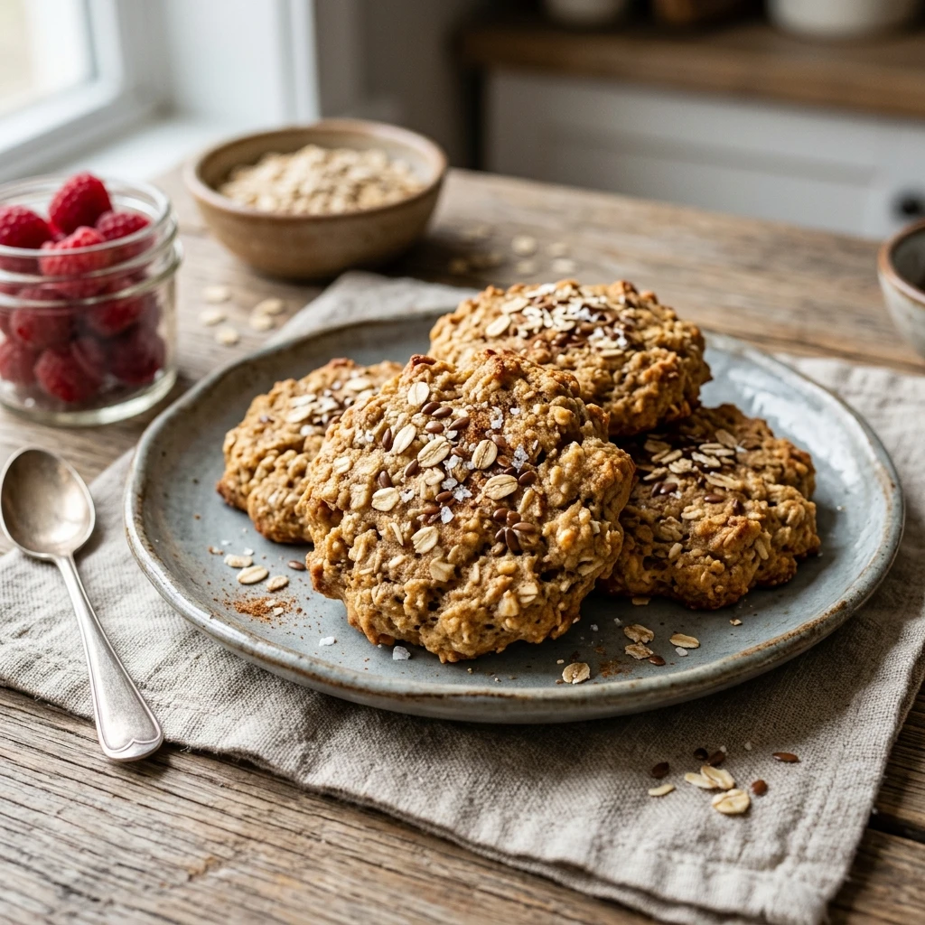 3 Ingredient High Protein Breakfast Cookies Cottage Cheese