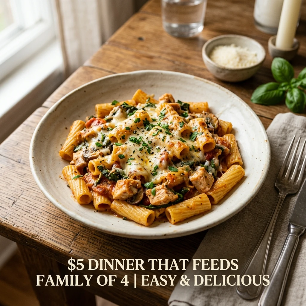 $5 Dinner That Feeds Family Of 4 Easy