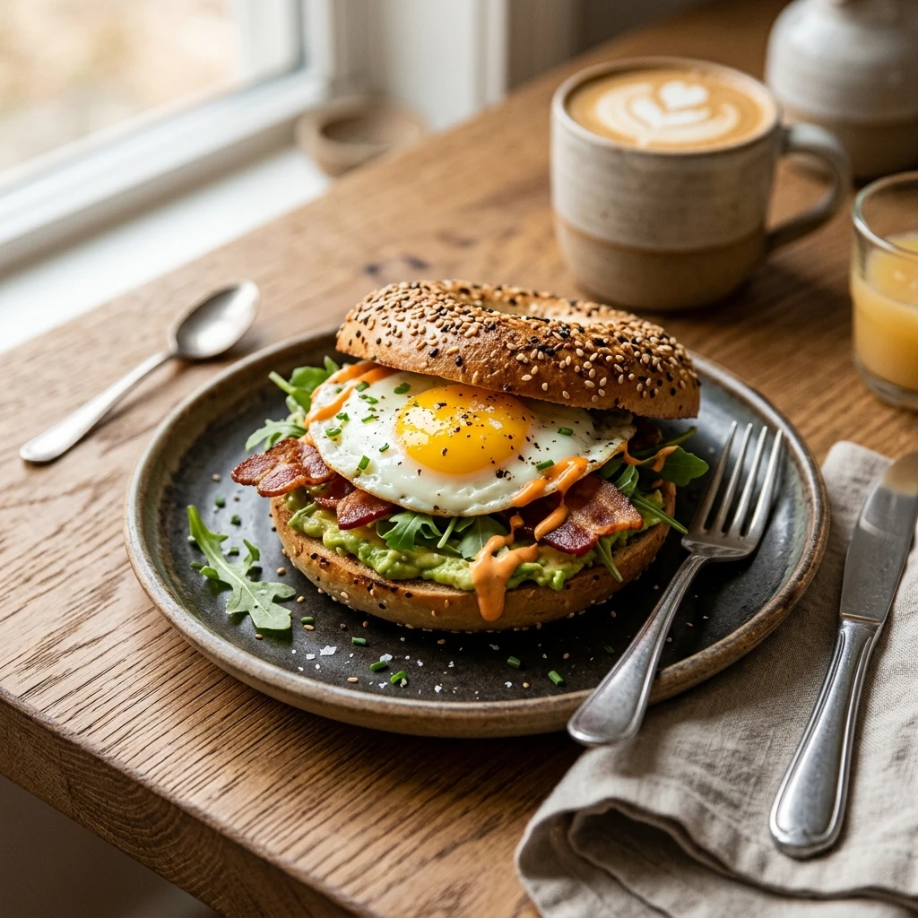 5-Minute Breakfast Bagel Ideas