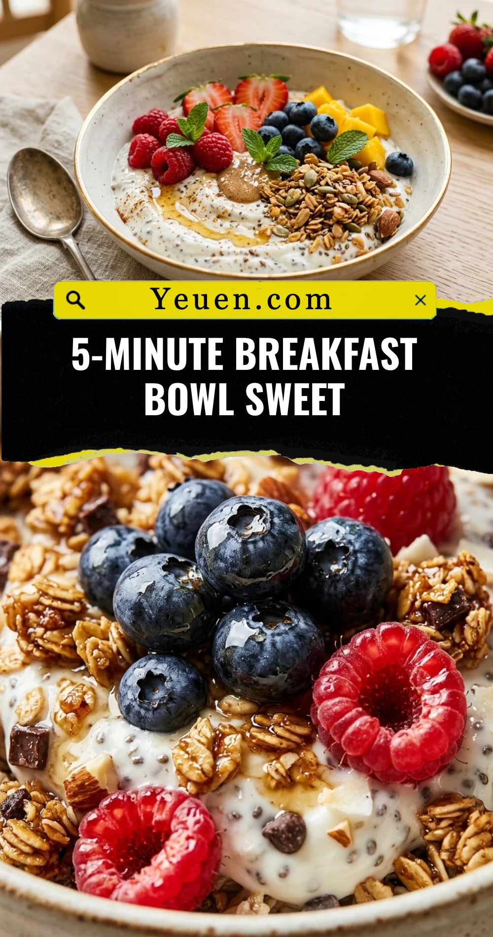 5-Minute Breakfast Bowl Sweet