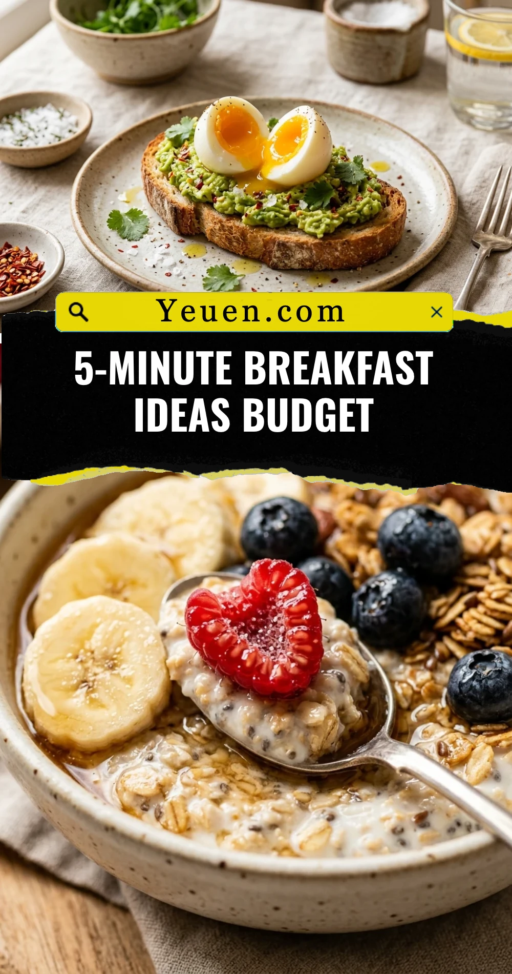 5-Minute Breakfast Ideas Budget