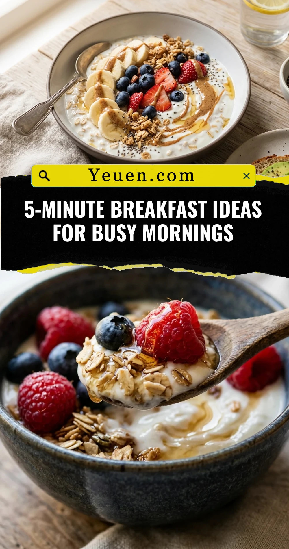 5-Minute Breakfast Ideas For Busy Mornings
