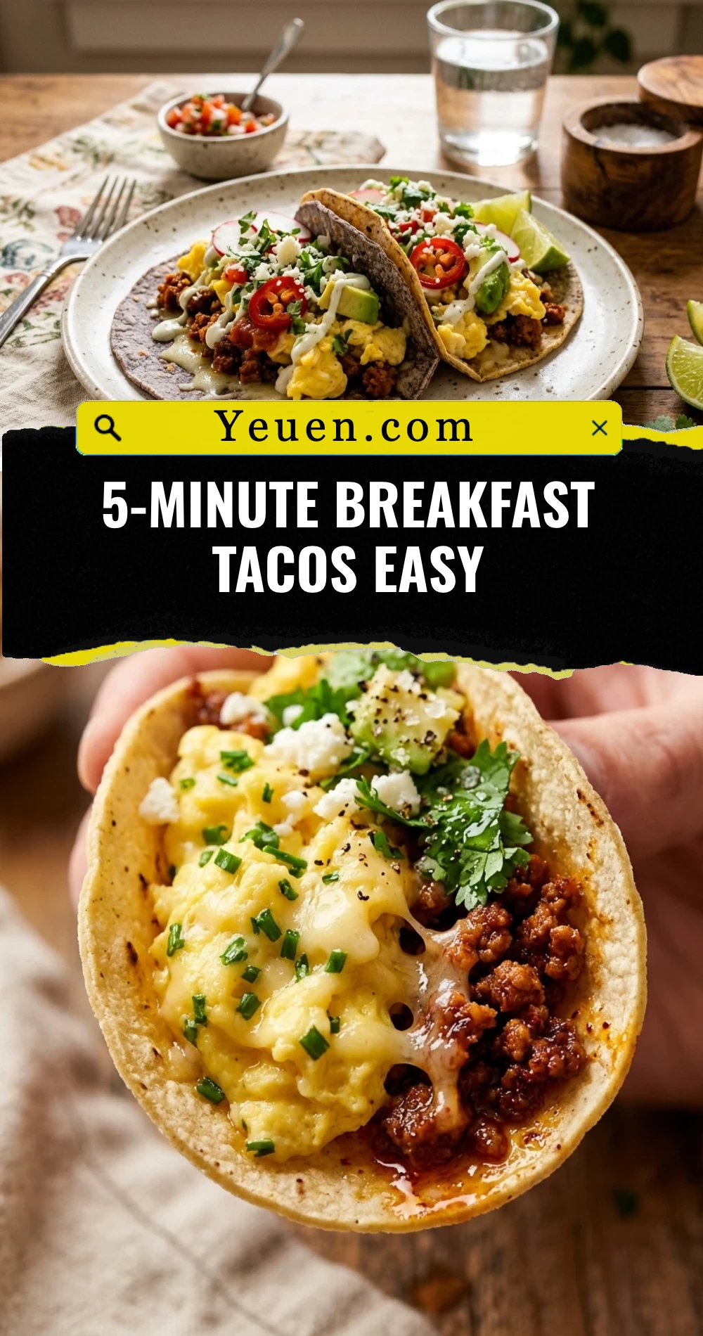 5-Minute Breakfast Tacos Easy