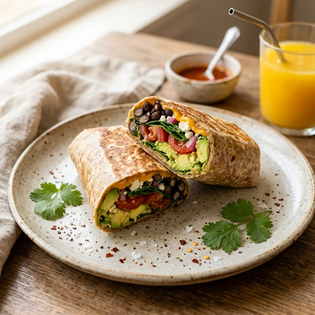 5-Minute Breakfast Wrap No Eggs