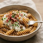 5 Minute High Protein Breakfast Pasta Make Ahead No Eggs Needed Easy Kids