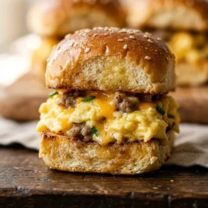 5 Minute High Protein Breakfast Sliders Make Ahead Kids Easy No Fail