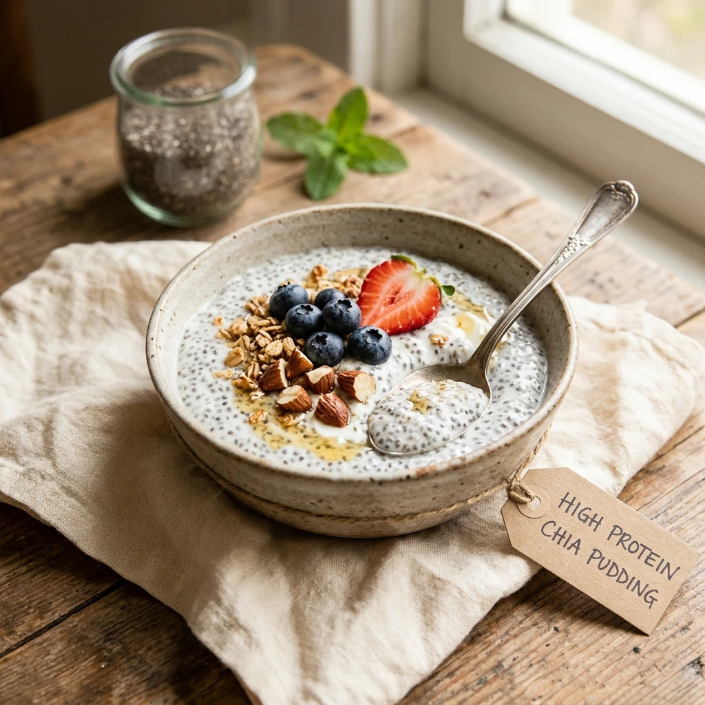 5 Minute High Protein Chia Pudding Make Ahead No Fail Weight Loss