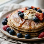 5 Minute No Fail Protein Pancakes Make Ahead High Protein Kids Budget