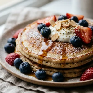 5 Minute No Fail Protein Pancakes Make Ahead High Protein Kids Budget