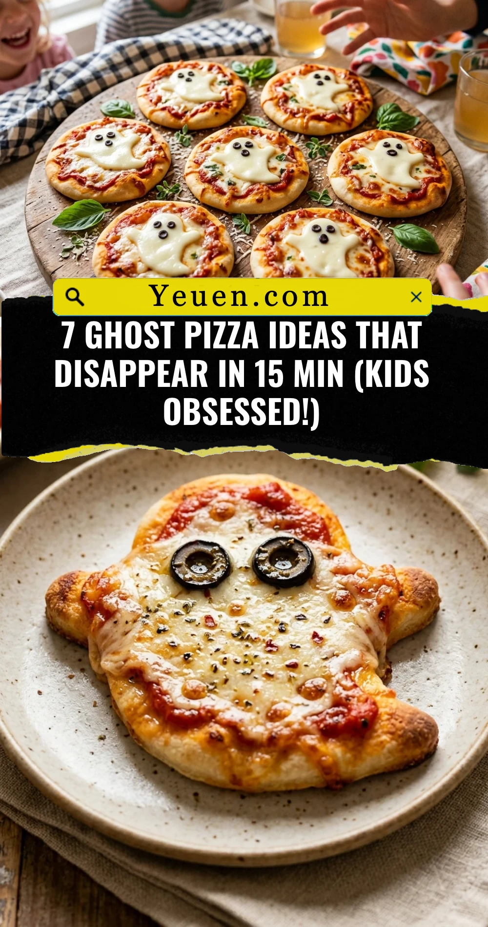 7 Ghost Pizza Ideas That Disappear In 15 Min (Kids Obsessed!)
