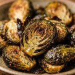 Air Fryer Brussels Sprouts Healthy Easy Fast Crispy Golden