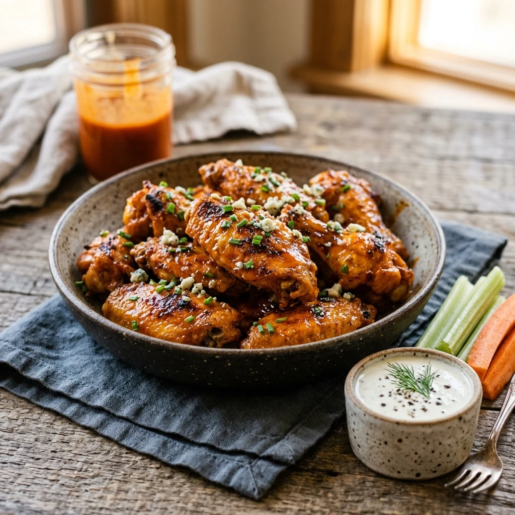 Air Fryer Buffalo Wings Crispy Golden Easy Fast Healthy