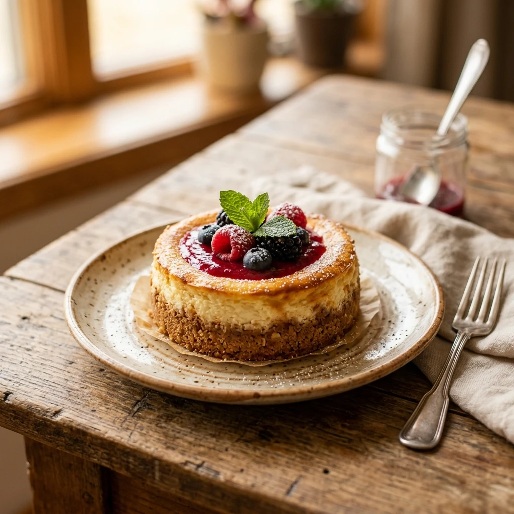 Air Fryer Cheesecake Dessert Crispy Easy Fast Healthy