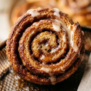 Air Fryer Cinnamon Rolls Dessert Crispy Easy Fast Healthy