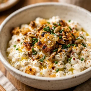 Air Fryer Cottage Cheese Bowl High Protein Easy 20g+