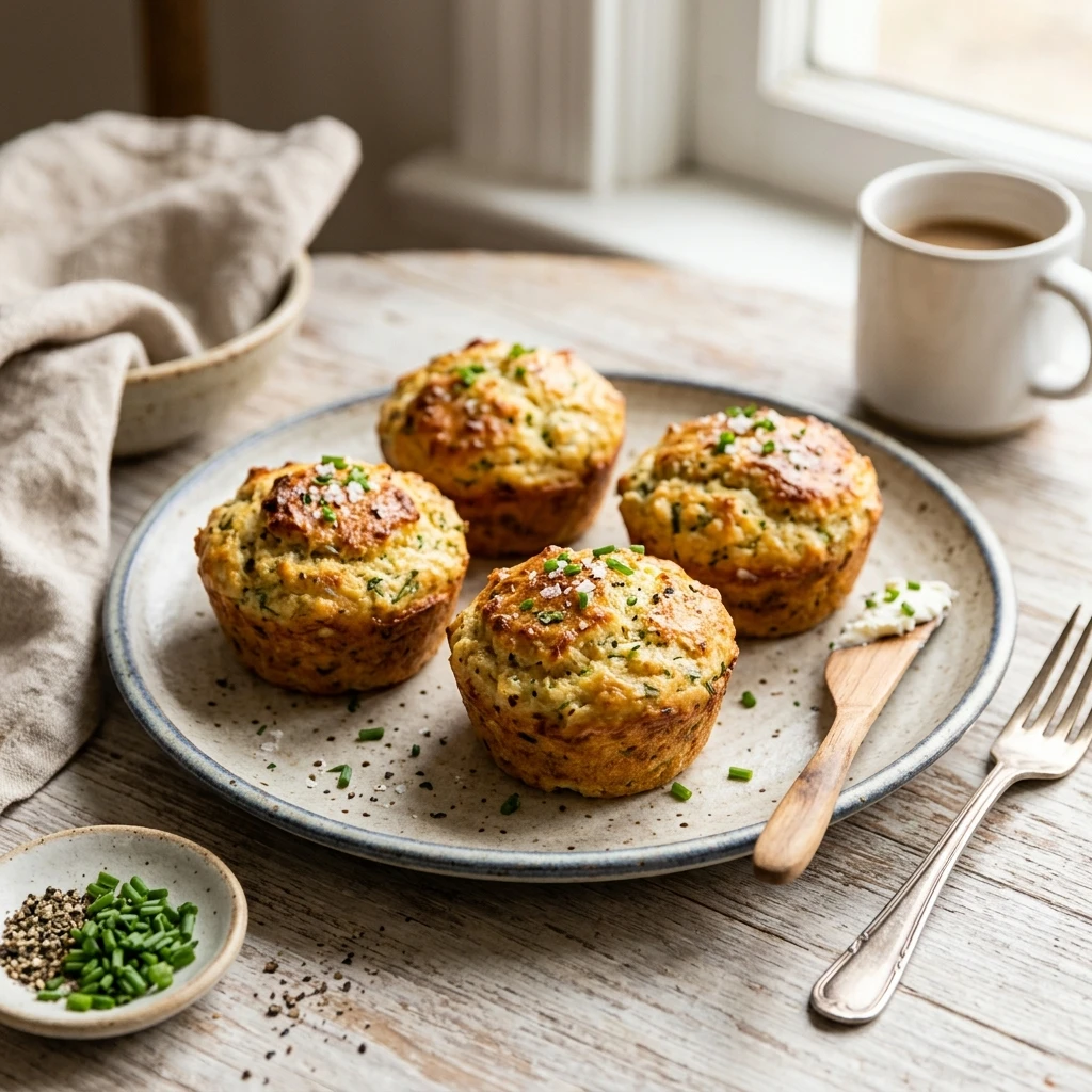 Air Fryer Cottage Cheese Muffins 20g+ High Protein Easy Breakfast