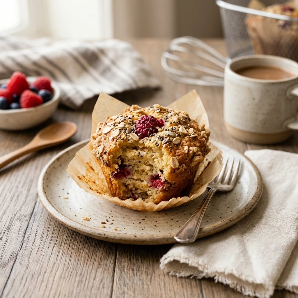 Air Fryer Cottage Cheese Muffins High Protein Easy 20g+