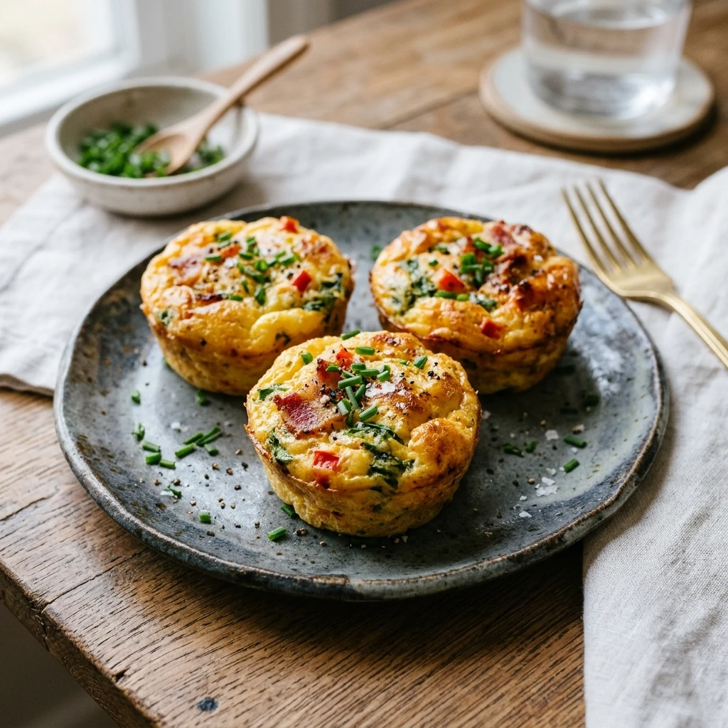 Air Fryer Egg Bites Cottage Cheese High Protein Easy 20g+