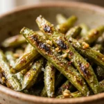 Air Fryer Green Beans Healthy Easy Fast Crispy Golden